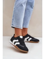 Klasické Dámské Tenisky Z Eko Kůže Černé model 21683302 - Boto