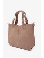 Bežová kabelka z imitace semiše Clarette