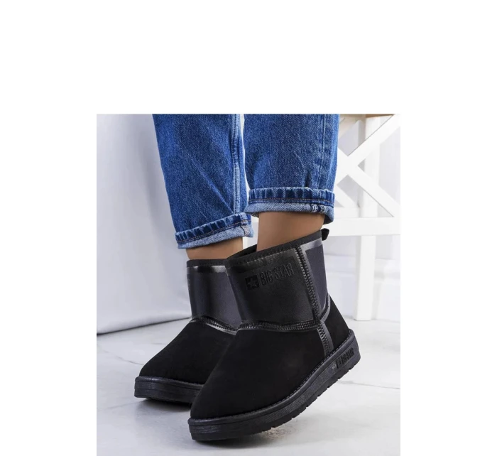 Dámské sněhové boty KK274614 906 Černá - Big Star