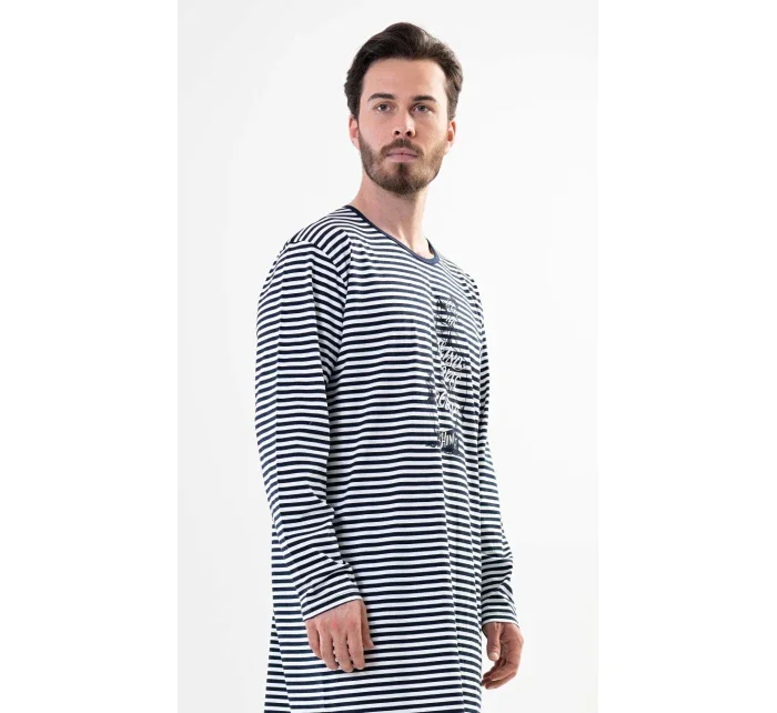 Pánská noční košile s dlouhým rukávem Plachetnice Pánská noční košile s dlouhým rukávem Plachetnice