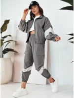 Dámská tepláková souprava HAROL tmavě šedá FashionStreet AY1022