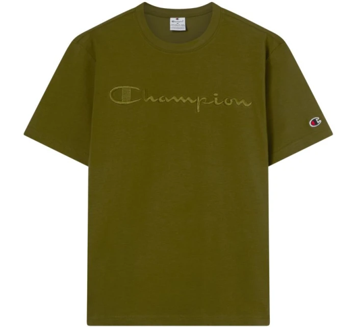 Pánské tričko SS Tee olive  pánské model 21479801 - CHAMPION