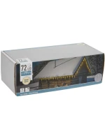 LED SVĚTLA VENKOVNÍ 72 VEDL TEPLÁ BÍLÁ ČASOVAČ