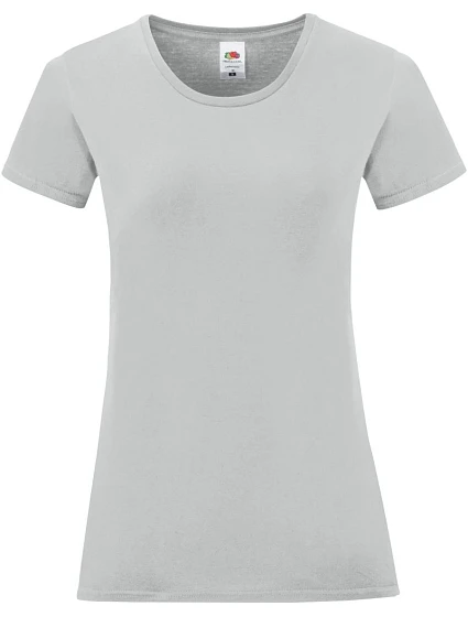 Fruit of the Loom Lady-Fit Iconic 150 T Dámské tričko 16.1432 zinc Fruit of the Loom Lady-Fit Iconic 150 T Dámské tričko 16.1432 zinc