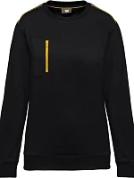 WK WK 403 Pracovní mikina "Day-to-Day" 20.W403 black/yellow