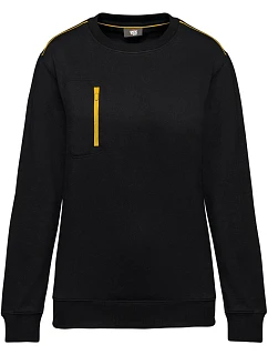 WK WK 403 Pracovní mikina "Day-to-Day" 20.W403 black/yellow