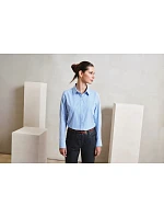 PR 320 Popelínová kostkovaná halenka s dl. rukávem model 22483214 navy/white - Premier PR 320 Popelínová kostkovaná halenka s dl. rukávem model 22483214 navy/white - Premier