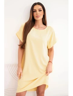 Šaty s kapsami žlutá