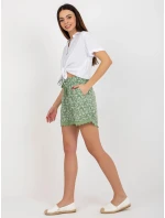 Šortky D73770M62233KB pistácie Šortky D73770M62233KB pistácie