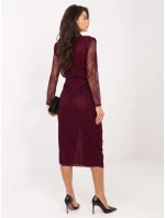 Sukienka IT SK model 21795553 ciemny fioletowy - FPrice