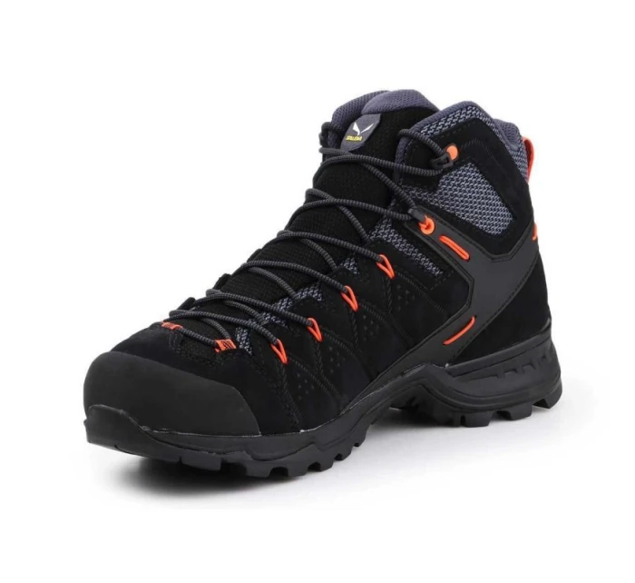 Pánské kotníkové boty Salewa MS Alp Mate Mid WP M 61384-0996 Černá s oranžovou - Salewa