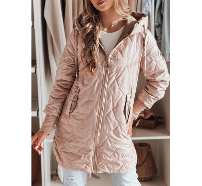 Dámská prošívaná přechodová bunda růžová Dstreet model 21984326 - FashionStreet Dámská prošívaná přechodová bunda růžová Dstreet model 21984326 - FashionStreet