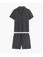 model 20905112 pyžamo kr/r S2XL pánské pyžamo na zip - Atlantic