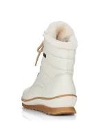 Kožené nepromokavé zateplené boty W white model 21391182 - Rieker