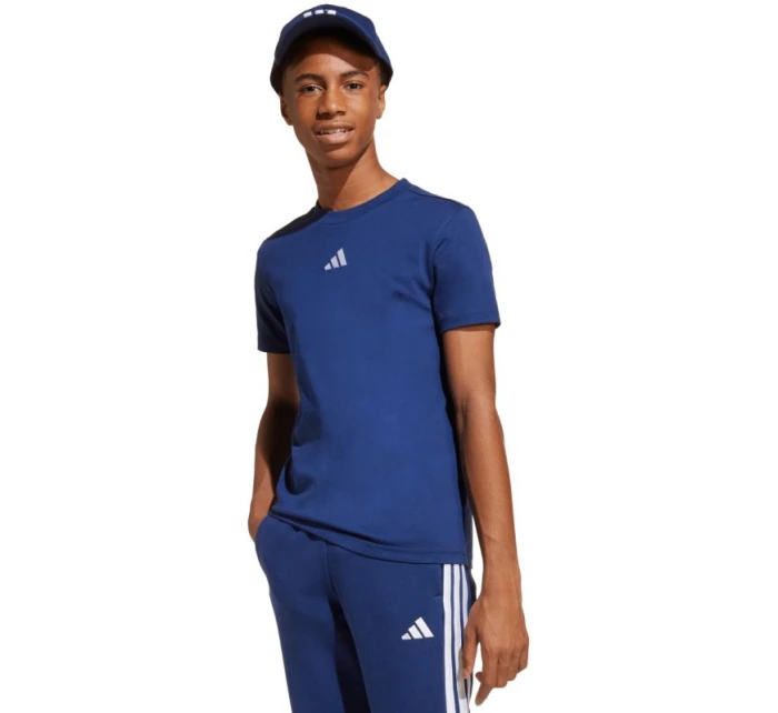 Dětské tričko adidas Essentials Tee 160 námořnická modrá JY0613 Dětské tričko adidas Essentials Tee 160 námořnická modrá JY0613