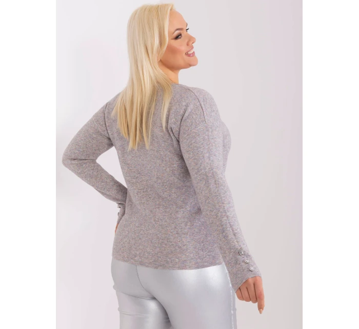 PM SW PM1020 Svetr.12P šedá PM SW PM1020 Svetr.12P šedá