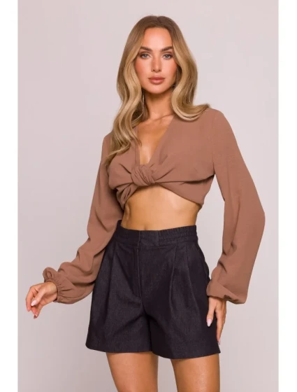 model 21136127 Džínové šortky grafitové - Moe