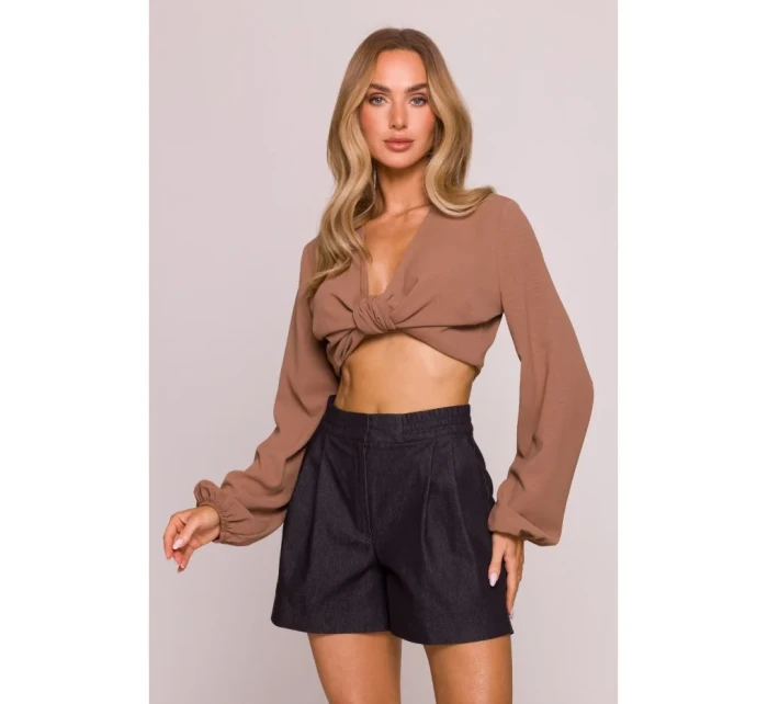 model 21136127 Džínové šortky grafitové - Moe