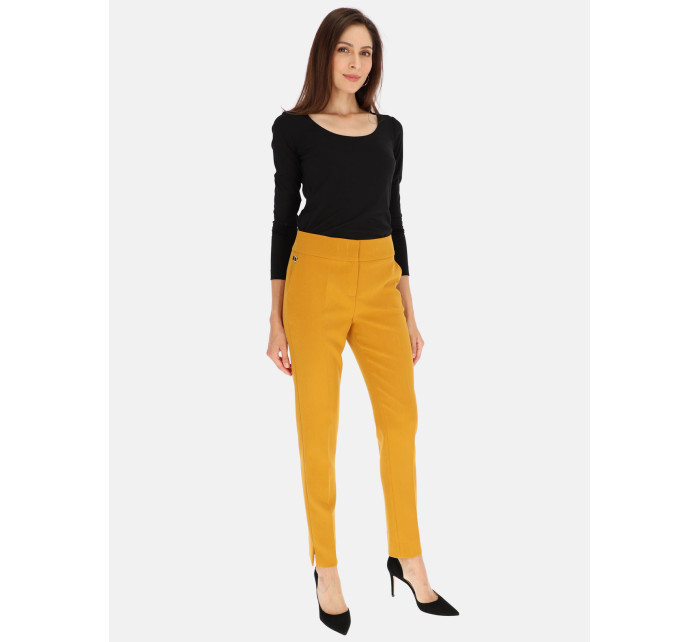 Dámské kalhoty Pants model 17421702 Mustard - L`AF