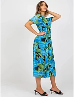 Letní šaty DHJ SK model 22317462 modré - FPrice Letní šaty DHJ SK model 22317462 modré - FPrice