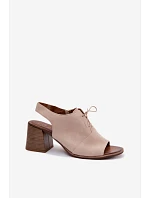 Sandály na podpatku  model 229278 Step in style