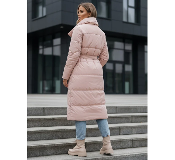 Dámská prošívaná bunda kabát růžová Dstreet model 21965737 - FashionStreet