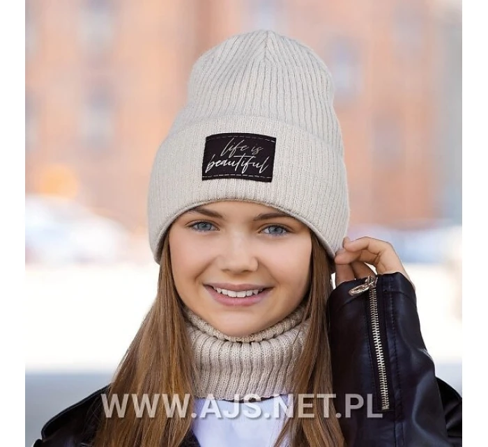 Dívčí čepice model 21410723 - AJS
