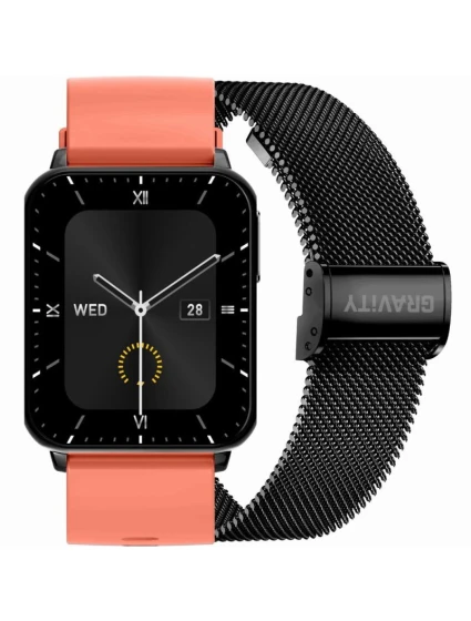 Chytré hodinky Gravity Red Black 2 Stripes GT17-10 Chytré hodinky Gravity Red Black 2 Stripes GT17-10