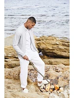 Fruit of the Loom Classic Elasticated Jog Pants Tepláky 16.4026 white