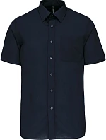 Kariban K 551 Popelínová košile "Ace" s krátkým rukávem 20.K551 navy