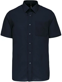 K Popelínová košile s krátkým rukávem 20.K navy model 22510452 - Kariban