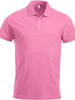 Clique Classic Lincoln S/S Pánské piqué polo z těžké bavlny 67.8244 bright pink