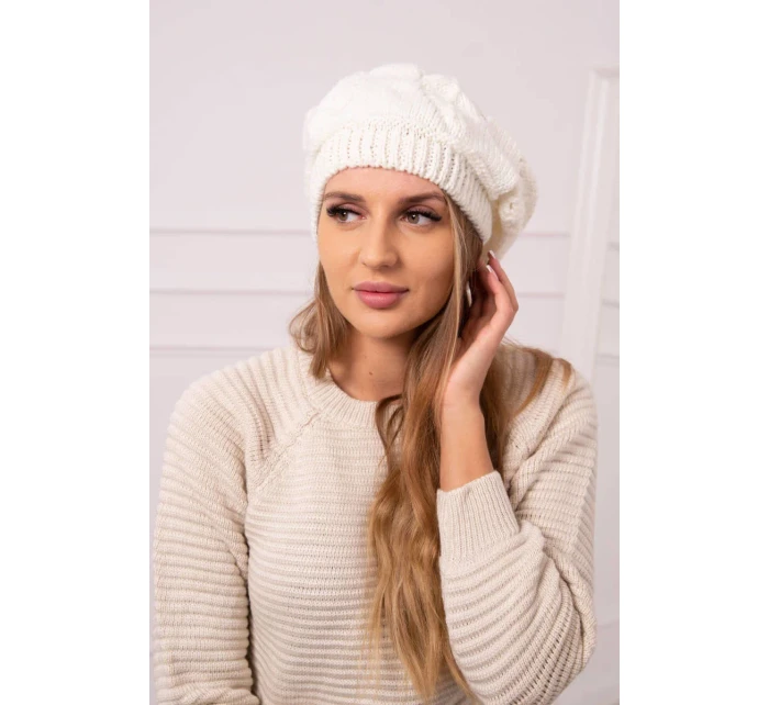 Dámská čepice Sofia K369 ecru Dámská čepice Sofia K369 ecru