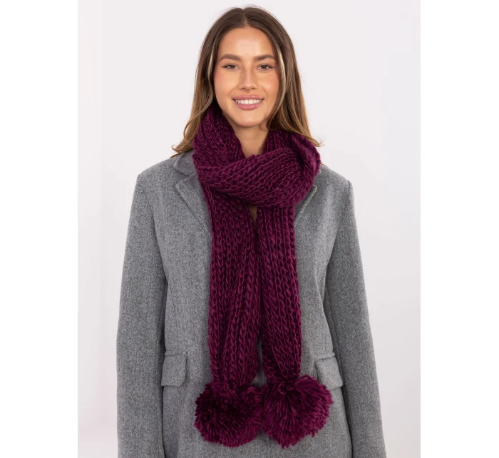 Szalik AT SZ S model 21488755 ciemny fioletowy - FPrice