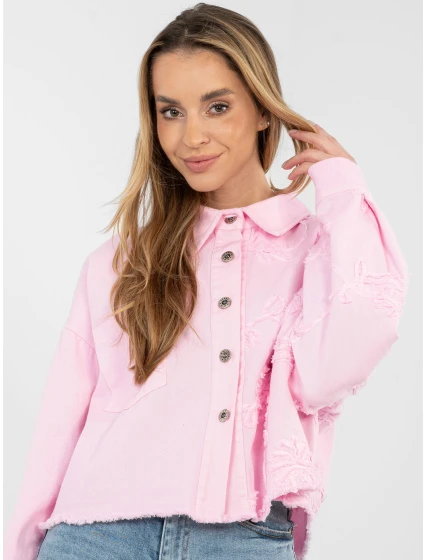 IT KR bunda FL9993.77 světle růžová IT KR bunda FL9993.77 světle růžová