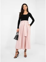 Spódnica IT SD model 22011365 jasny różowy - FPrice Spódnica IT SD model 22011365 jasny różowy - FPrice