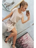 Šaty s dole béžové  model 21129993 - Kesi