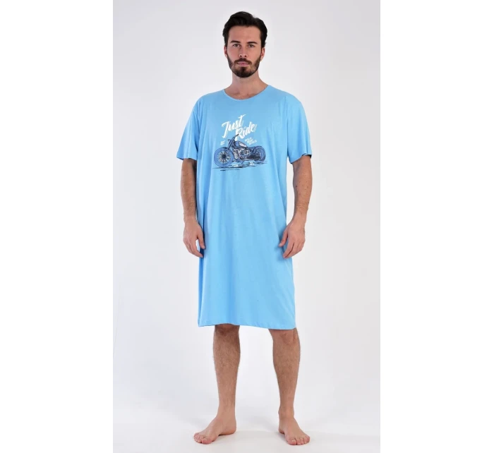 Pánská noční košile s krátkým rukávem Samuel