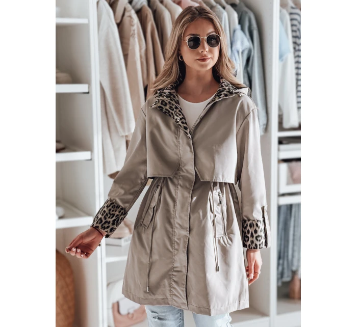 Dámská přechodná bunda PANTER béžová FashionStreet TY4801