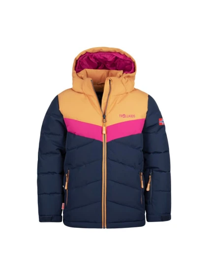 Trollkids Dívčí zimní bunda s kapucí Gryllefjord zateplená tmavě modrá (461-165) Trollkids Dívčí zimní bunda s kapucí Gryllefjord zateplená tmavě modrá (461-165)
