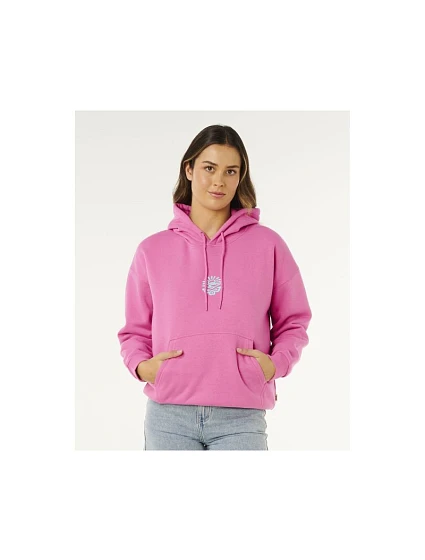 Dámská mikina RIP CURL Icons Of Surf Heritage Hood, růžová