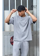 SOL'S Legacy Unisex oversize tričko model 22521248 grey melange