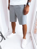 Pánské světle šedé teplákové kraťasy Dstreet model 21968973 - FashionStreet