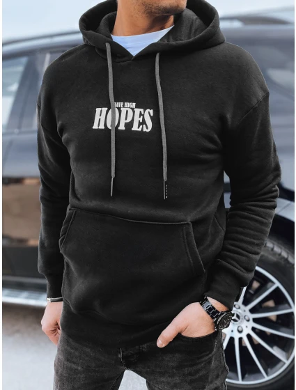 Pánská mikina s potiskem černá Dstreet model 21975438 - FashionStreet