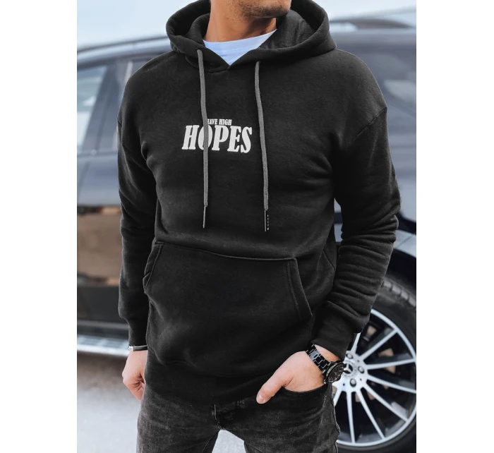 Pánská mikina s potiskem černá Dstreet model 21975438 - FashionStreet