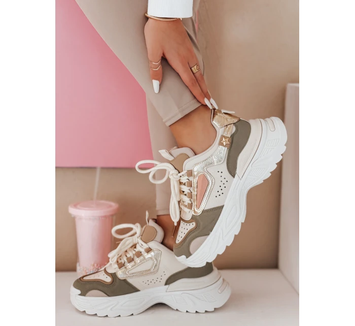 CELESTIC dámské tenisky na platformě zelené FashionStreet ZY0816