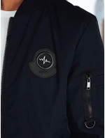 Pánská přechodná bunda bomber modrá Dstreet TX5019