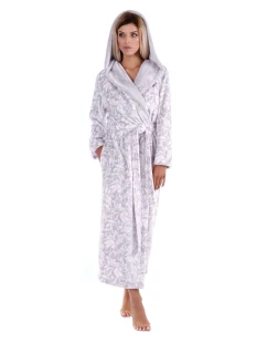 Flora s kapucí model 20647525 grey vzor - Vestis