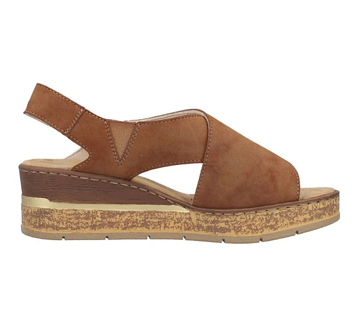 damskie na brązowe model 22087167 - Rieker damskie na brązowe model 22087167 - Rieker