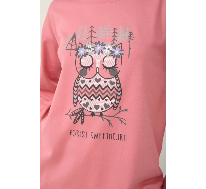 Dámské bavlněné pyžamo s potiskem   model 20617594 - Vamp